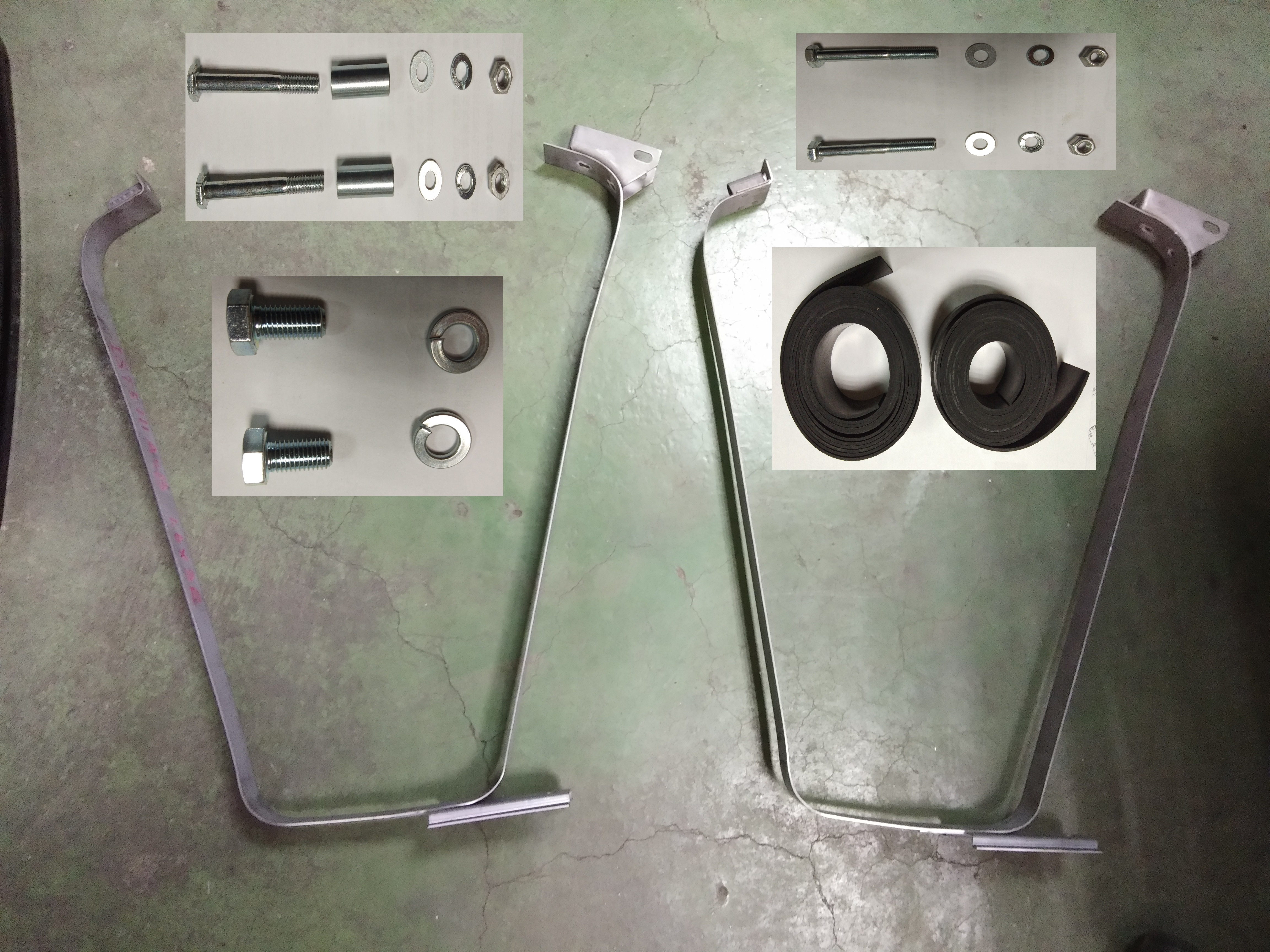 Fuel Tank Strap Kit